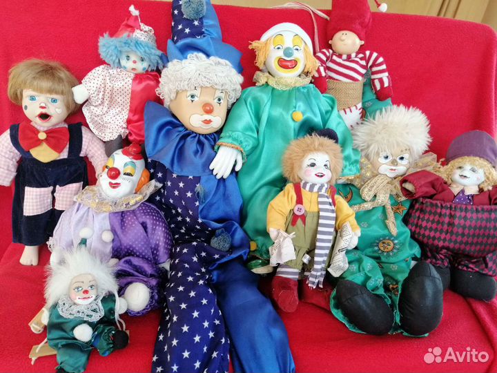 Клоуны фарфоровые из Германии