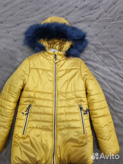 Куртка на девочку зима 134 р-р