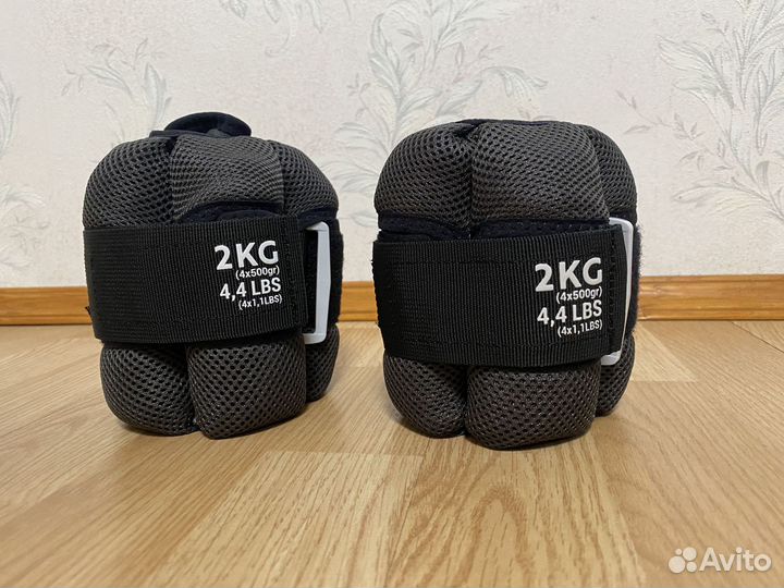 Утяжелители для фитнеса Decathlon Tonesoftbell 2кг