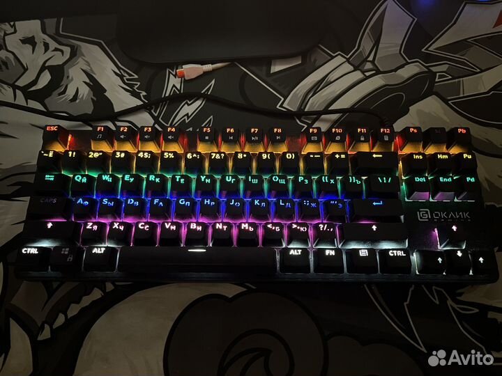 Игровая клавиатура оклик gaming