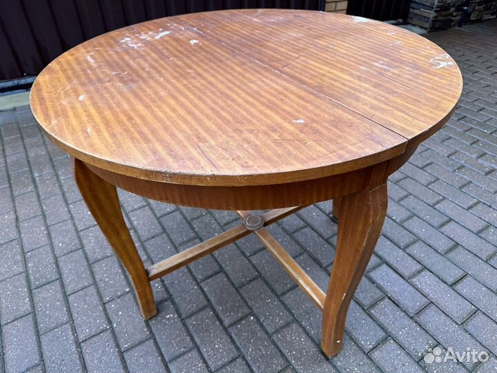 Стол круглый письменный обеденный раздвижной №2мм