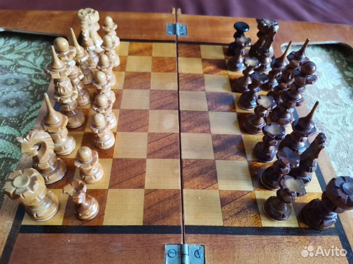 Шахматы деревянные ручной работы