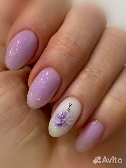 Маникюр с покрытием гель лак