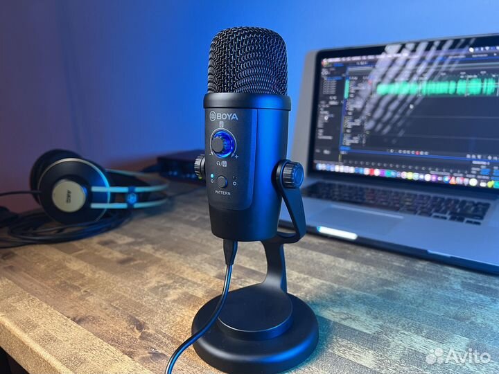 Микрофон для стримов и подкастов Boya PM500 USB