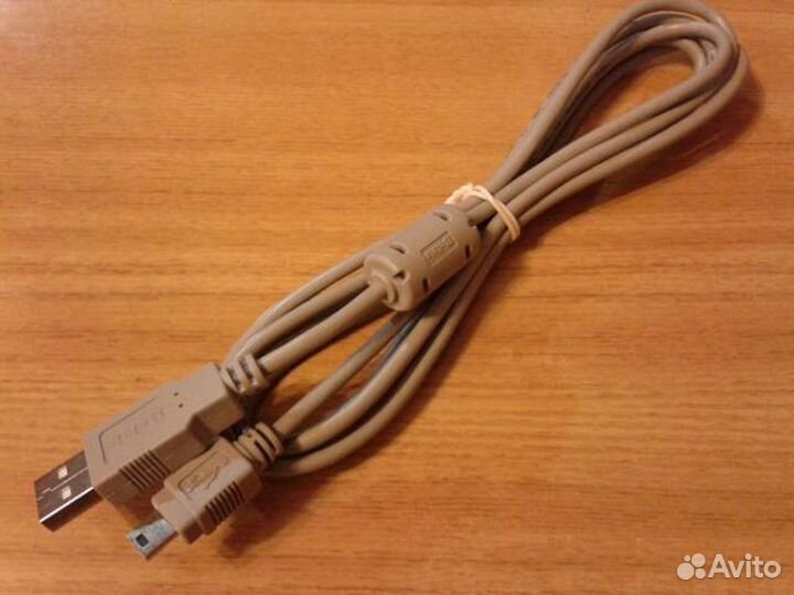 Кабель Belsis USB(A) - Miniusb(B) (1,8 м) (серый)