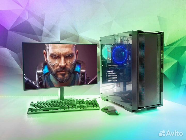 Игровой компьютер Intel Core i3-12100F / RX 6600