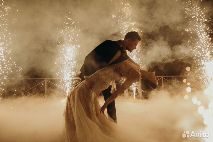 Тяжелый дым и спецэффекты на свадьбу