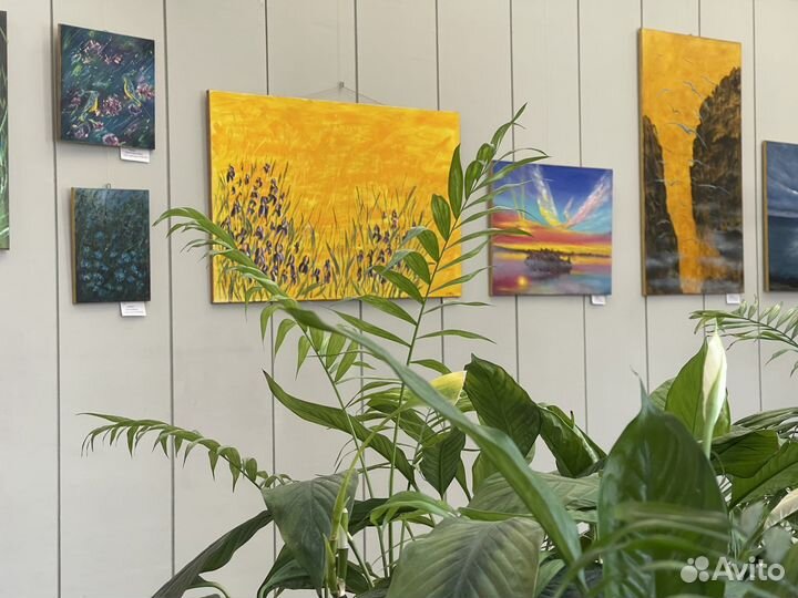 Картина холст масло интерьерная