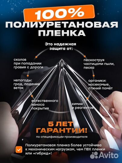 Плёнка для оклейки фар BMW 7-series (VI) (FL 2019-2022)