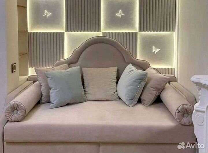 Кровать диван детская мягкая