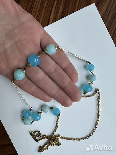 Винтажные бусы Италия