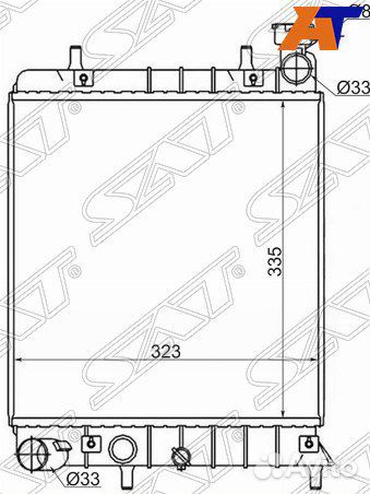 Радиатор hyundai accent