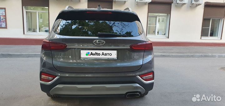 Hyundai Santa Fe 2.4 AT, 2019, 91 500 км