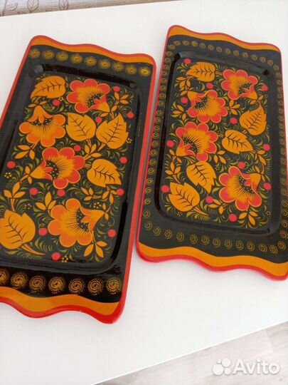 Посуда хохломская новая