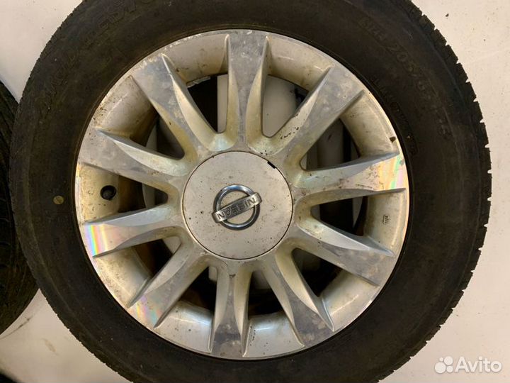 Диски Ниссан enkei R16 J6.5 5x114.3 50 ET 66.1 DIA