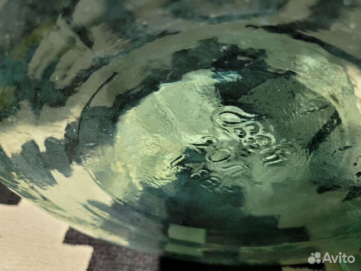 Стеклянная бутыль с пробкой 20л