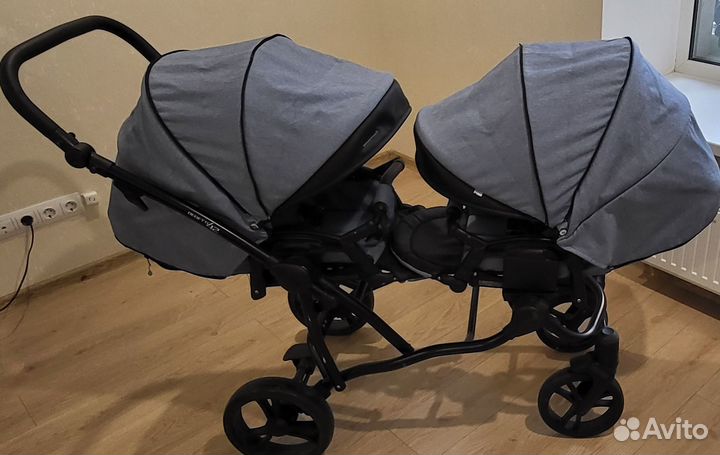 Коляска 3 в 1 бебето б42