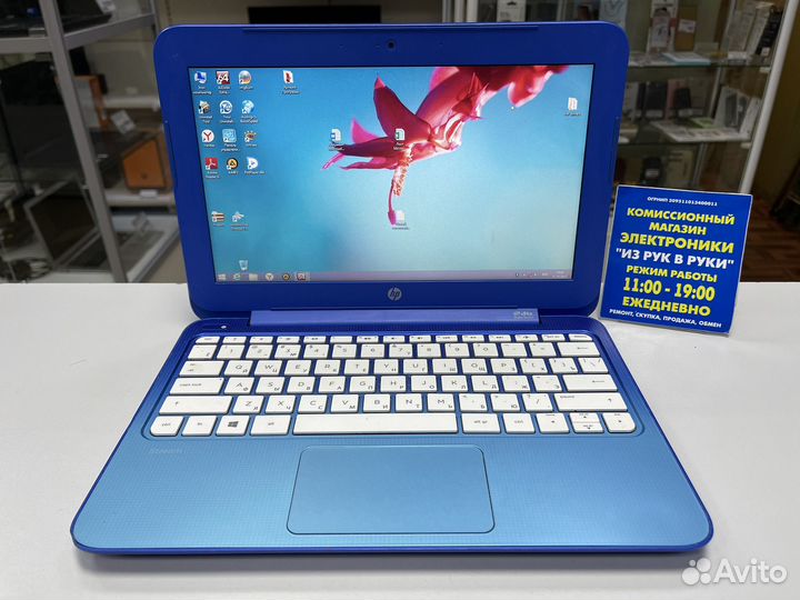 Ноутбук HP Stream 11-d055ur синий 11.6