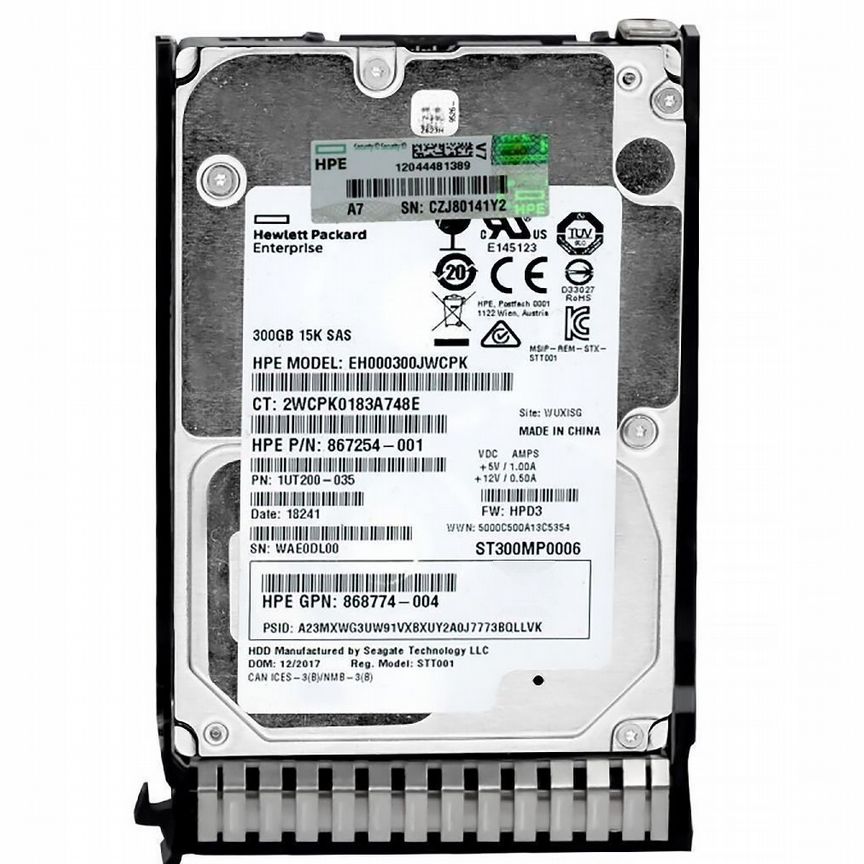 [868774-004] Жесткий Диск Hp Eh000300jwcpk 300gb Sas 2,5" 868774-004