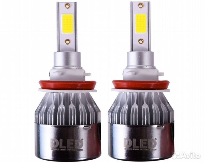 Светодиодные автомобильные лампы С6 H1 H4 H7 H11