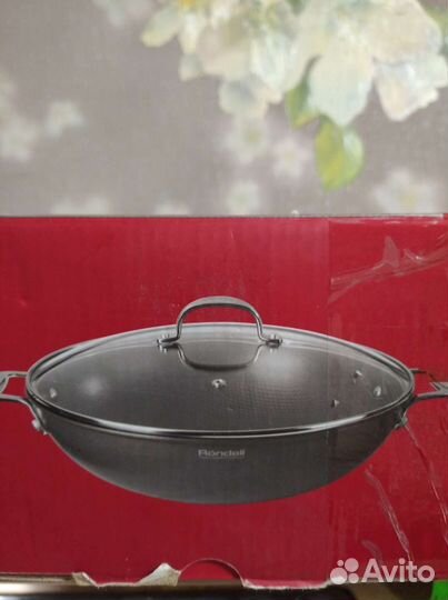 Сковорода BOK Rondell -114 с крышкой,32см,4,6 л