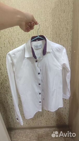 Рубашки школьные на мальчика 128,134,140