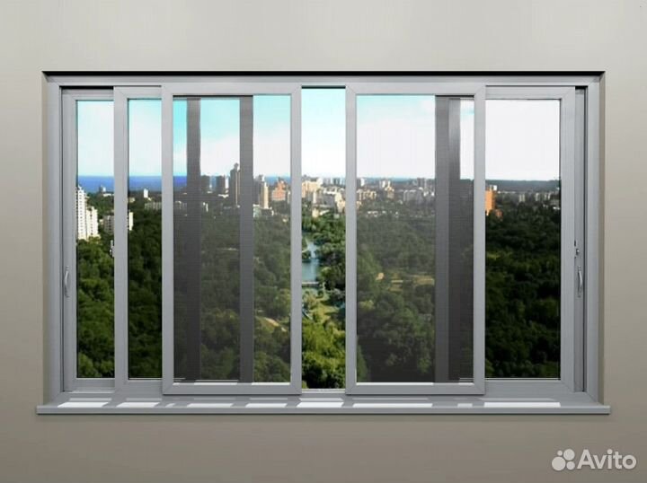 Раздвижные окна для балкона