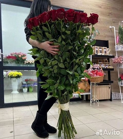 Высокие розы, букеты, цветы Доставка