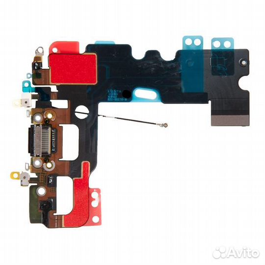 Шлейф с разъёмом зарядки, гарнитуры и антенной для