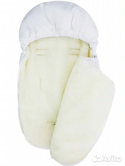 Зимний конверт в коляску на овчине