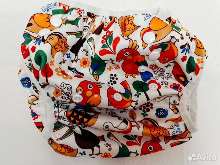 Плавки-подгузник многоразовые с рождения до 2 лет