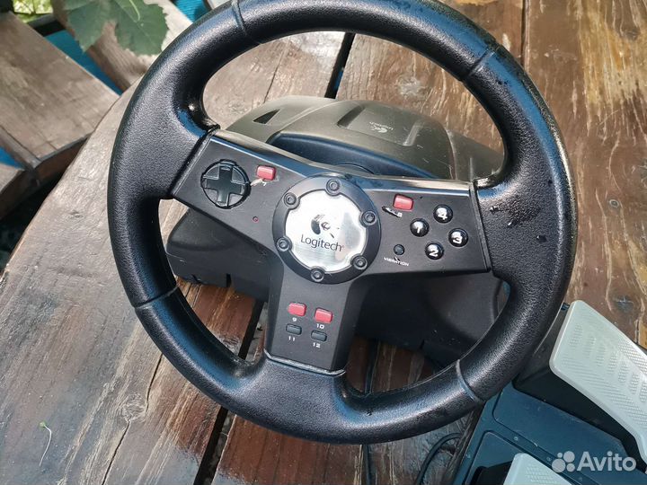 Руль игровой logitech formula vibration feedback