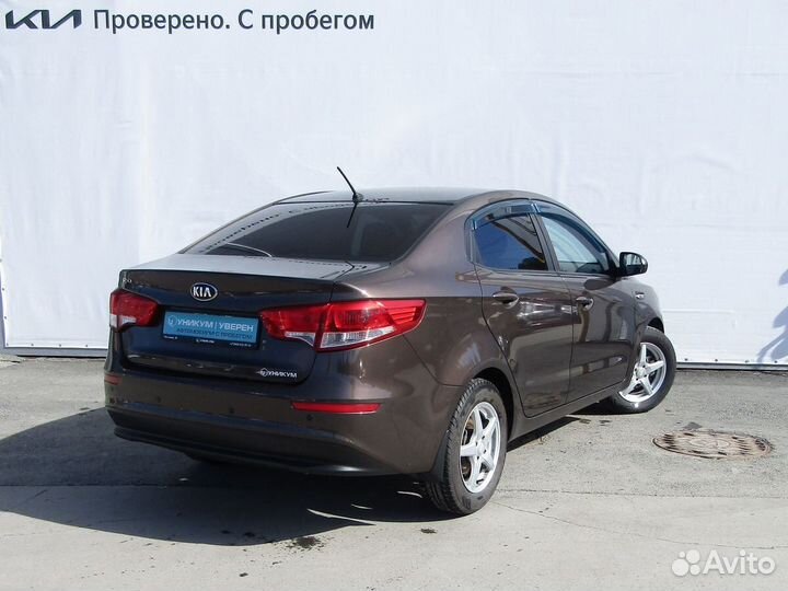 Kia Rio 1.6 МТ, 2016, 105 040 км