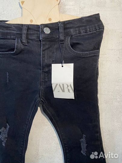 Джинсы zara 92 98 для девочки бу