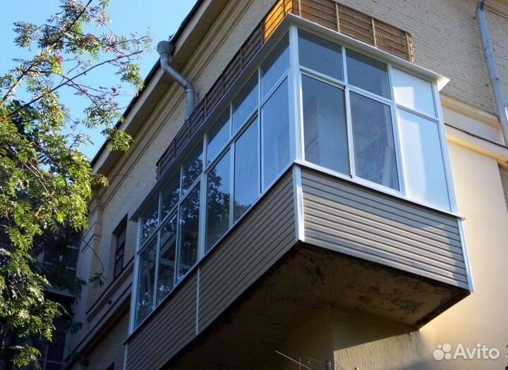 Остекление балконов и лоджий под ключ E3281