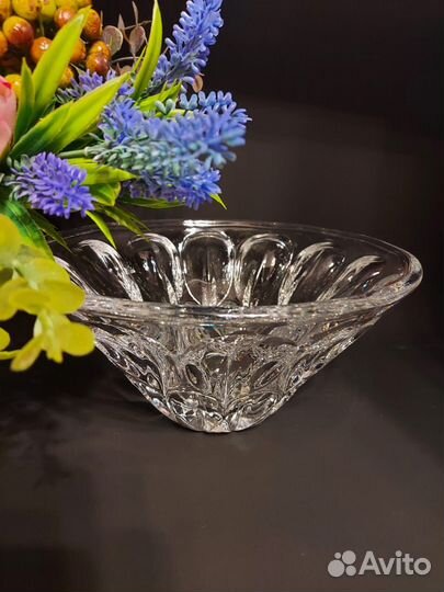 Чехия, блюдо, фруктовница хрусталь Германия, СССР
