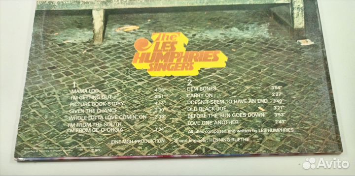 LP The Les Humphries Singers – Mama Loo / 1979