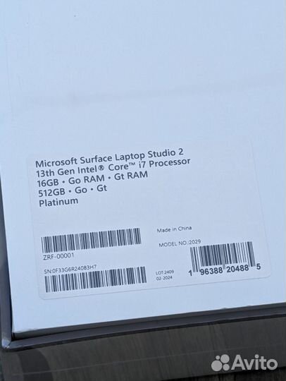 Microsoft Surface Laptop Studio 2