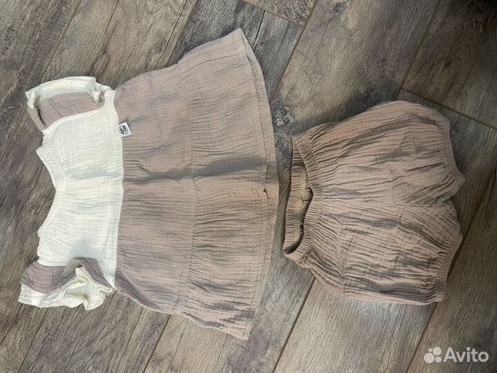 Вещи пакетом на девочку 74 80 86