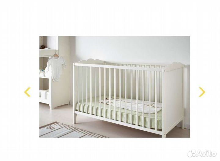 Продам детскую кровать Икеа с матрасом