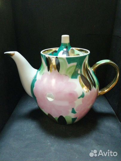 Заварочный чайник Георгины Дулёво, СССР