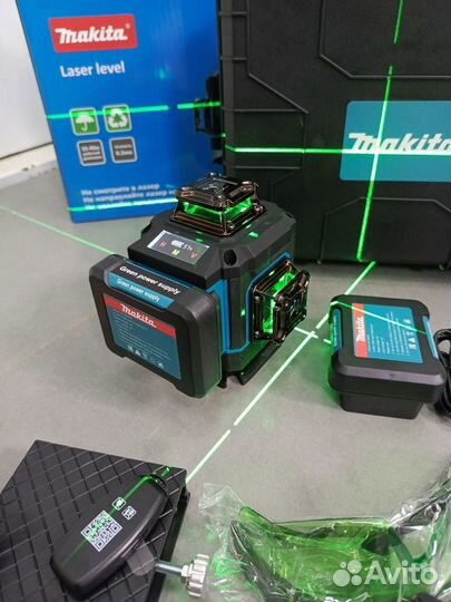 Лазерный уровень 360 4D нивелир Makita