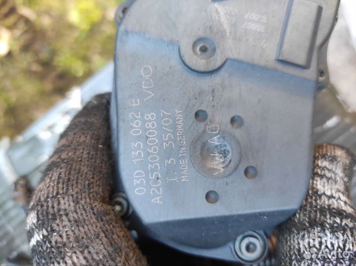 Дроссельная заслонка skoda fabia 1.2