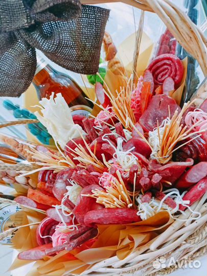 Раки и морепродукты мужские букеты