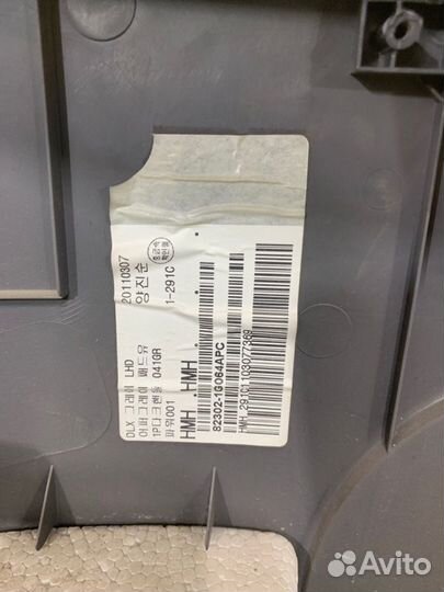 Дверные карты Kia Rio хэтчбэк 1.4 G4EE 2011