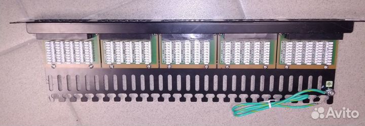 Патч-панель телефонная 19”, 1U, 50xRJ45 Eurolan