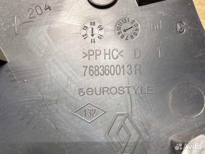 Накладка порога внутрення Renault scenic 3