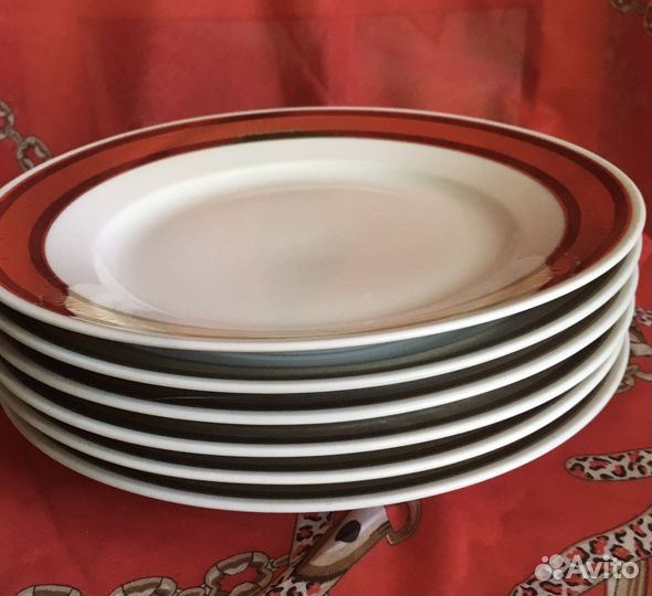 Тарелки сервиза гдр 6 шт 24 см