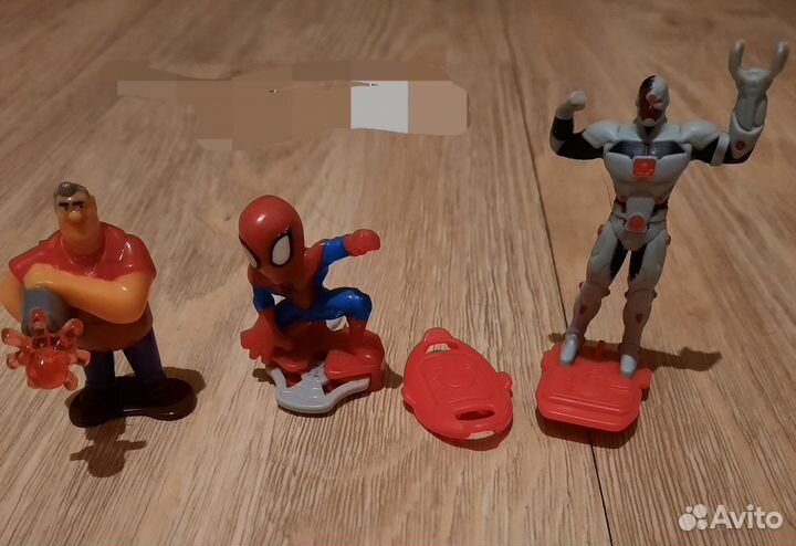 Фигурки из киндер и чупа чупс