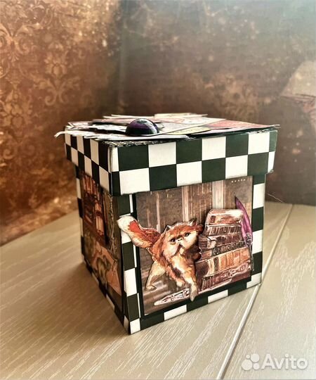 Открытка-коробочка Гарри Поттер